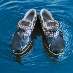 SPERRY TOP SIDER 6M Plaid and Black